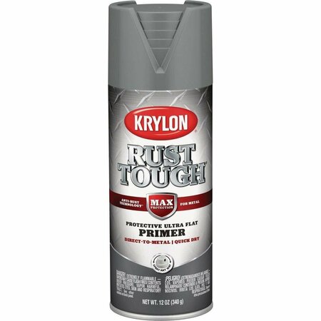 KRYLON Rust Tough Gray 12 Oz. All-Purpose Spray Paint Primer K09205008